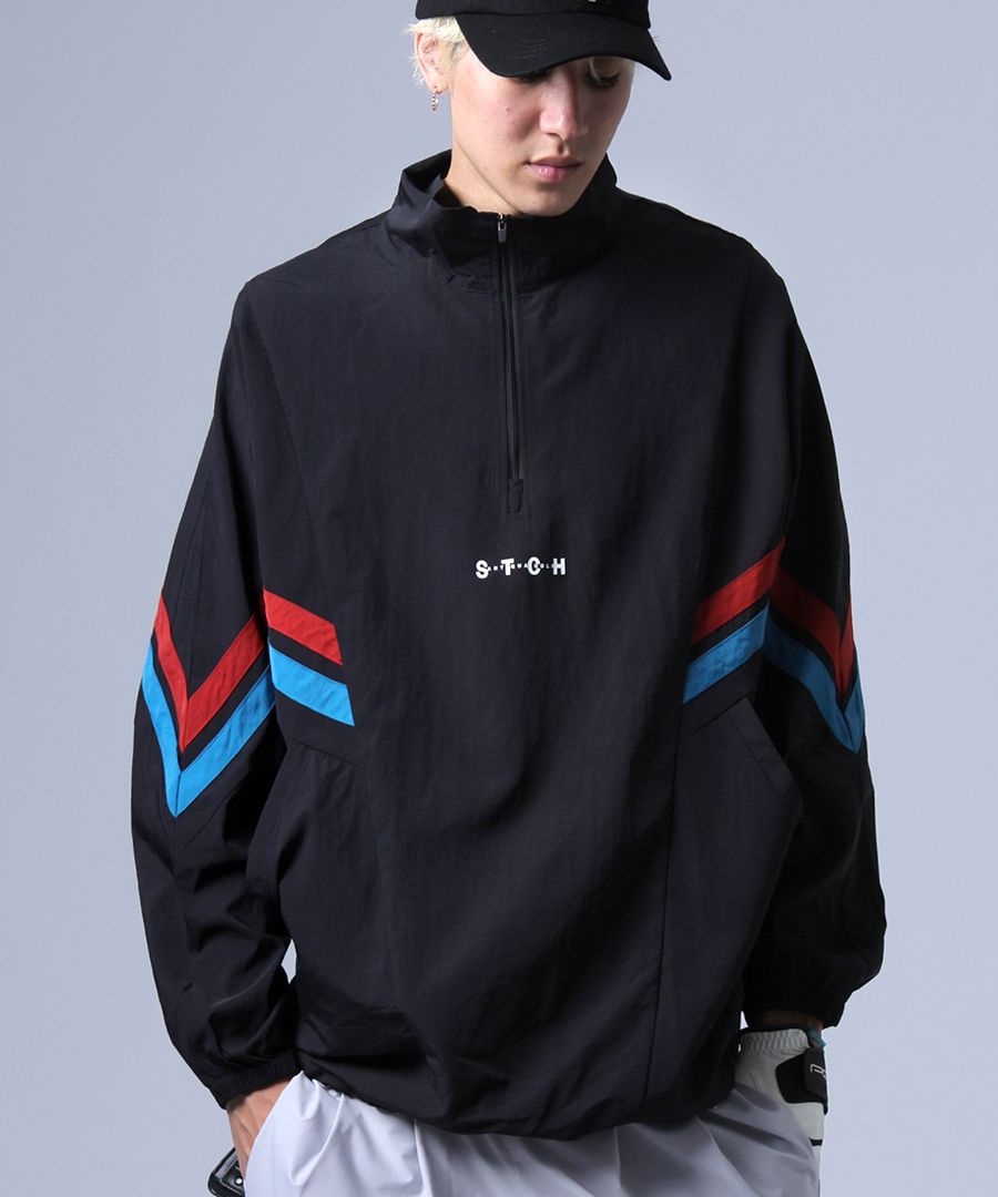 ANTIQUA GOLF×STCH 配色ラインプルオーバー 送料無料・(100