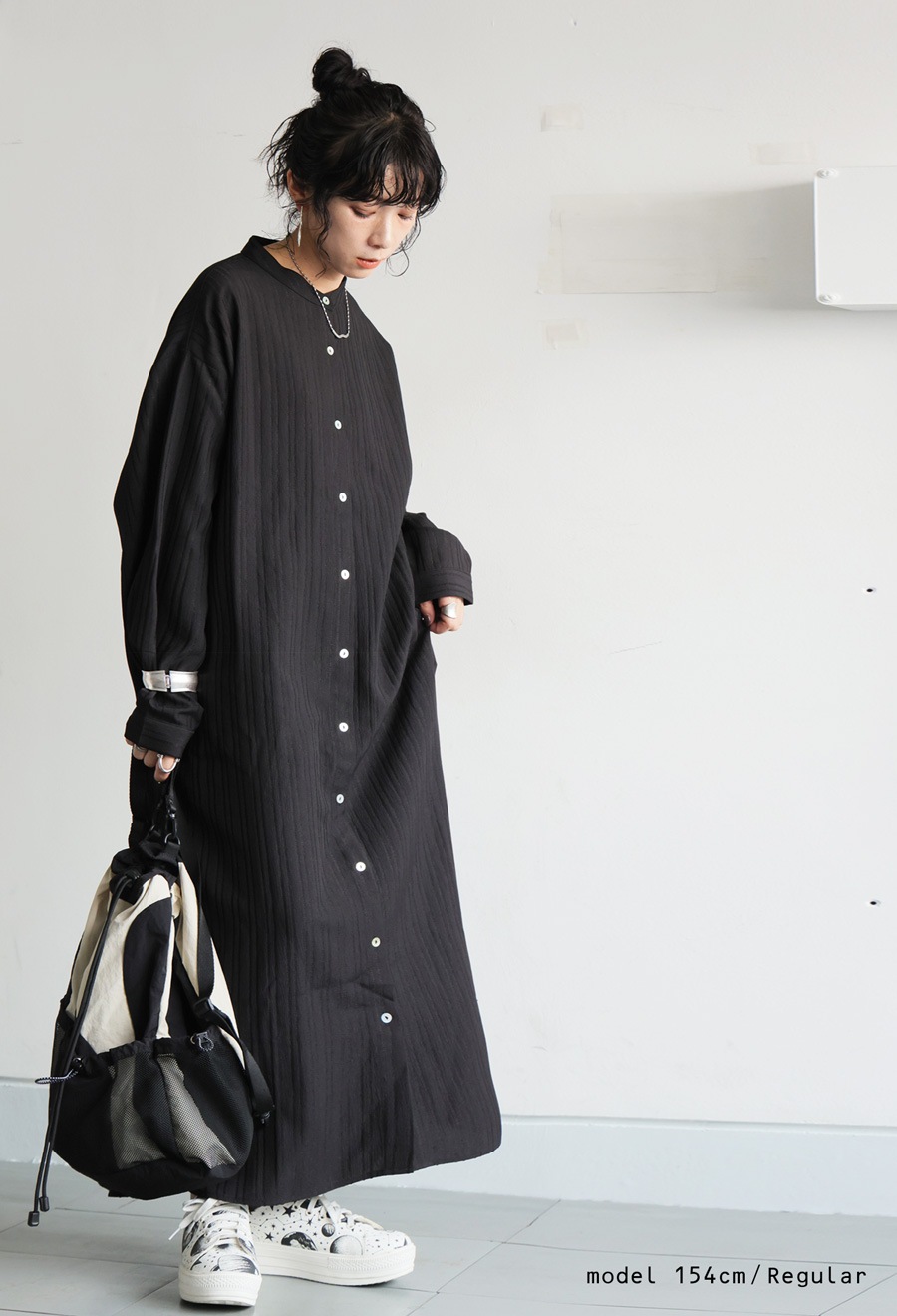 再入荷予定有!シャツワンピース レディース ワンピース 長袖 ロング