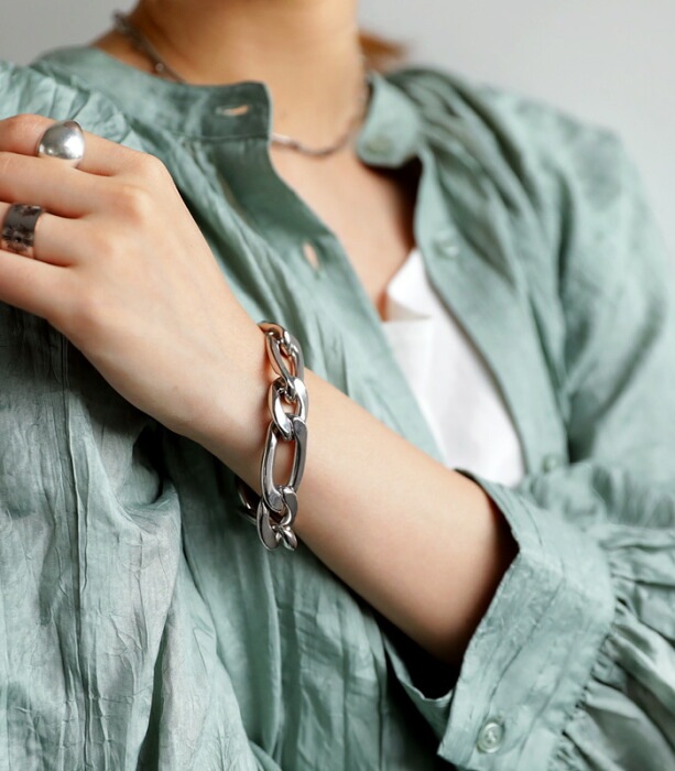 アクセ送料無料 ブレスレット レディース チェーン 太め アクセ送料無料 ブレスレット レディース チェーン 太め