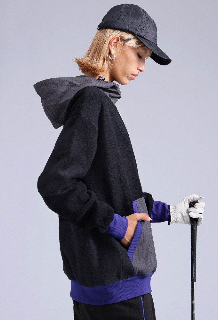 再入荷予定有!ANTIQUA GOLF×STCH メンズ フリース 送料無料