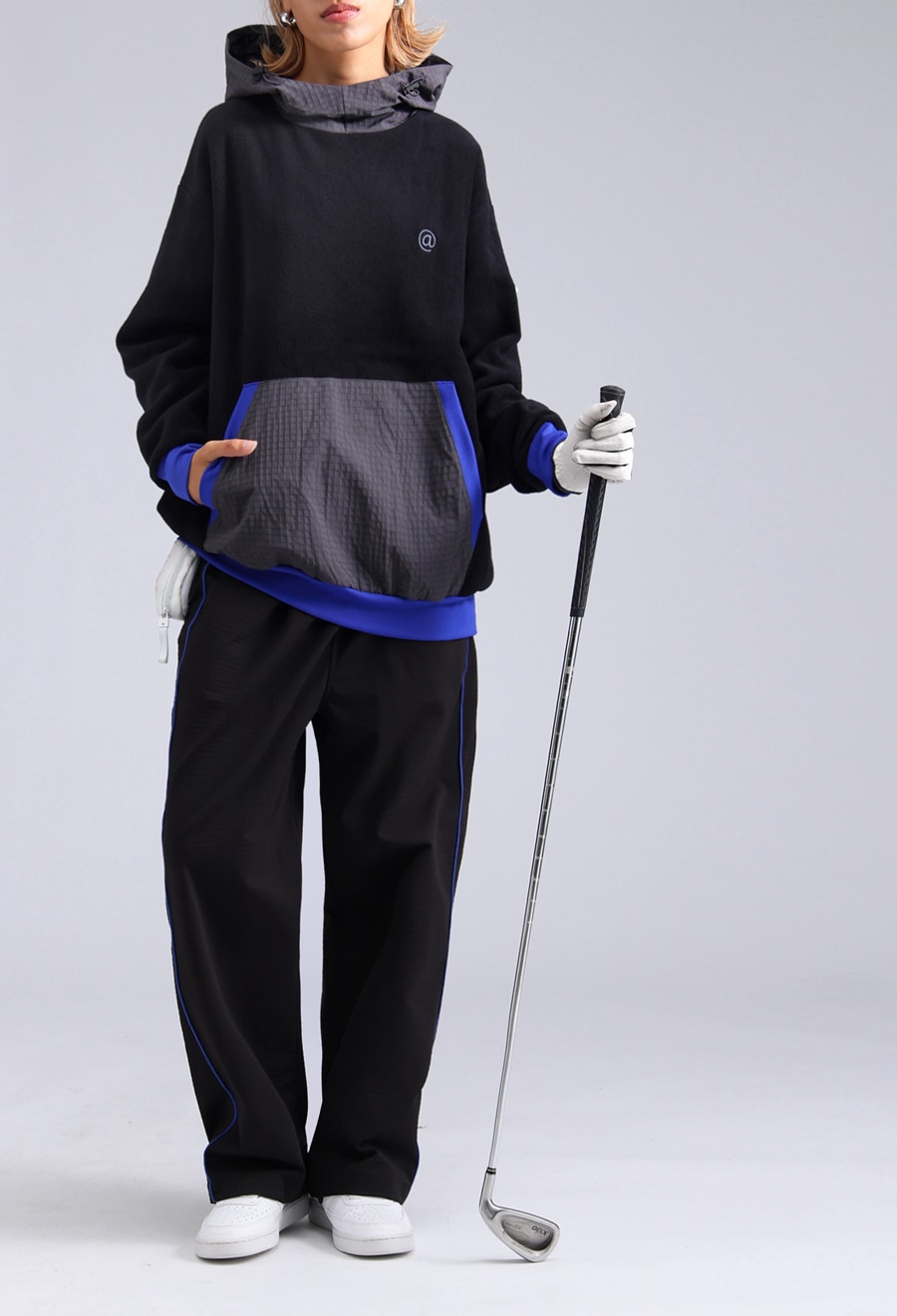 ANTIQUA GOLF×STCH メンズ フリース 送料無料・メール便不可