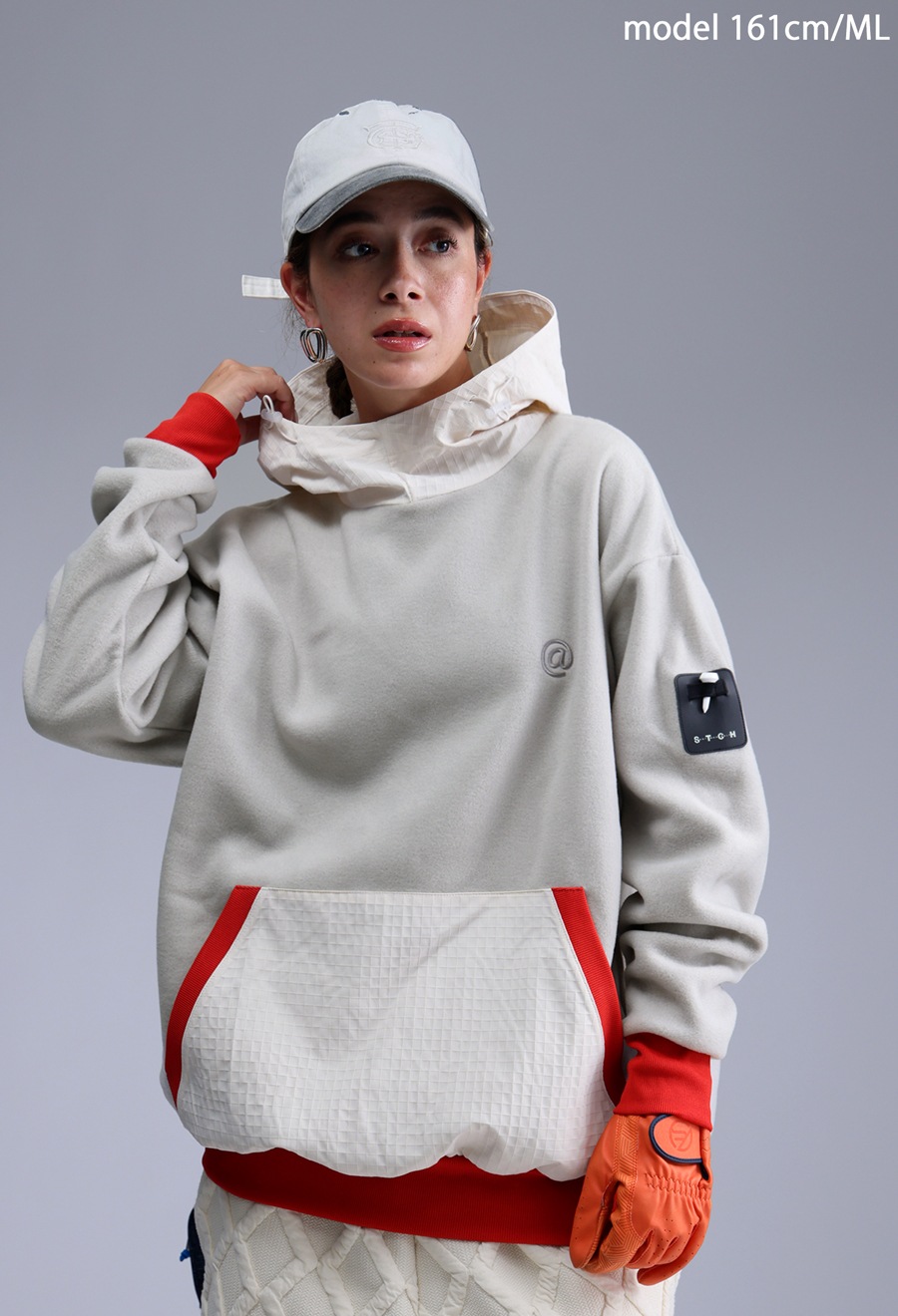 ANTIQUA GOLF×STCH メンズ フリース 送料無料・再入荷 メール便不可