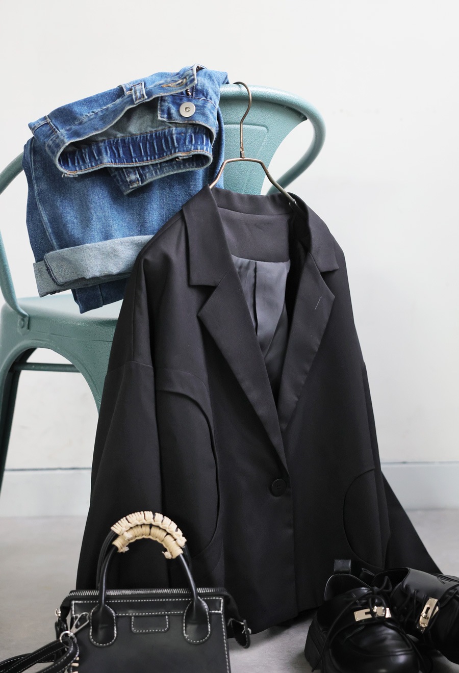 ジャケット レディース アウター サークル 切替え 送料無料・メール便