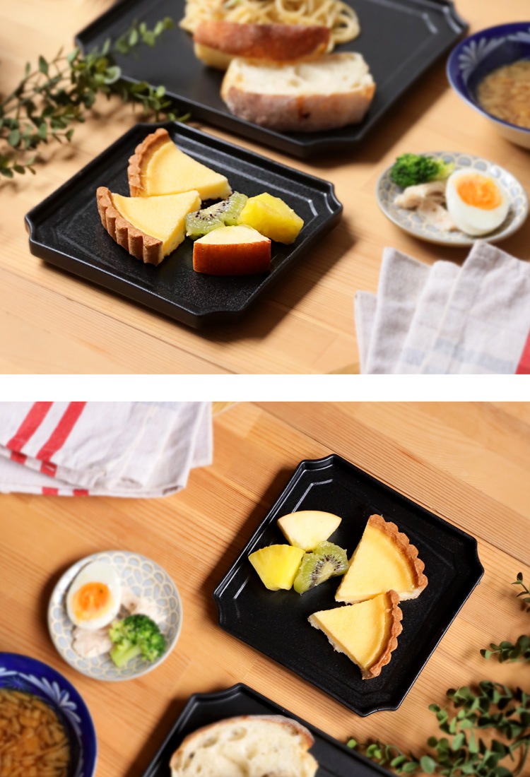 美濃焼 角皿 日本製 皿 プレート 食器 16cm 食洗機対応・メール便不可