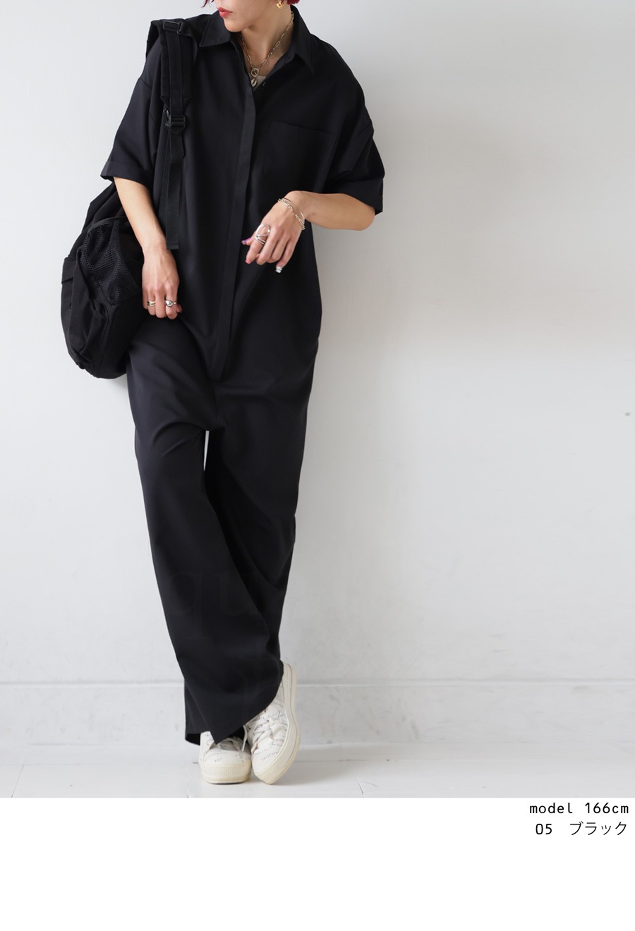 オールインワン レディース 半袖 ゆったり 上品 送料無料・再再販