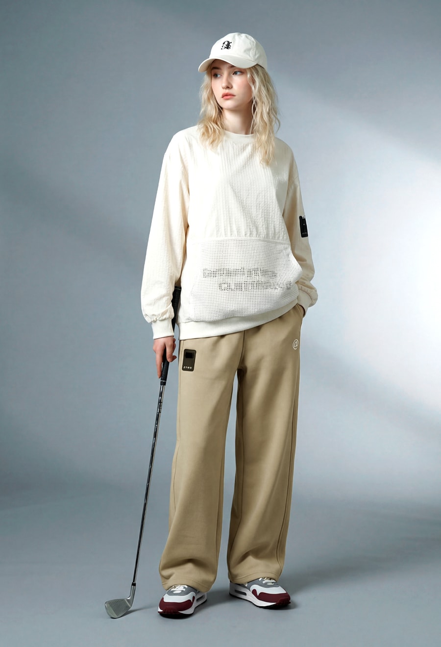 ANTIQUA GOLF×STCH パンツ レディース 送料無料・メール便不可 | GOLF