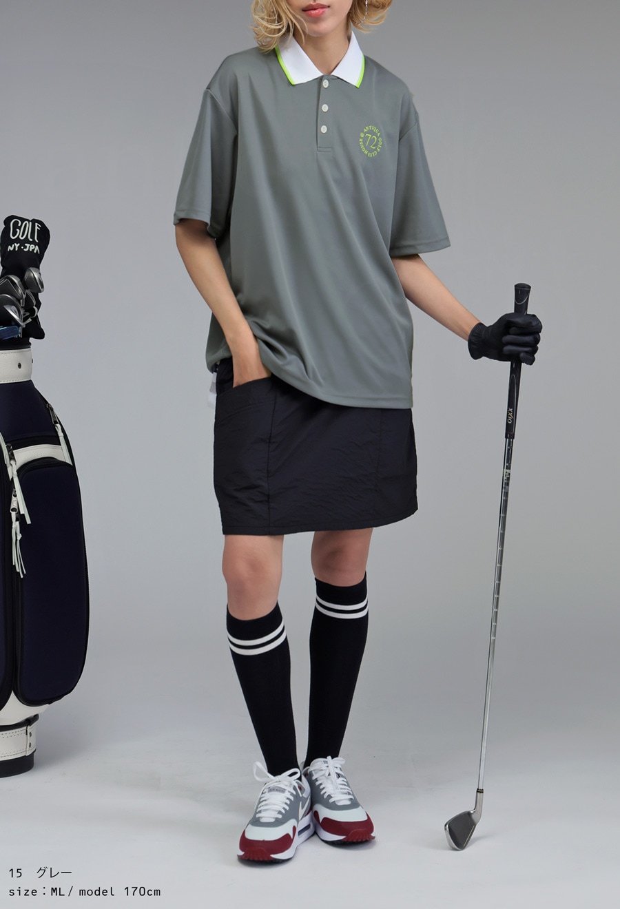 ANTIQUA GOLF×STCH ポロシャツ メンズ 送料無料・(80)メール便可