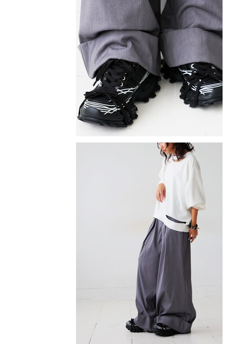 ダッドスニーカー レディース 靴 スニーカー 厚底 送料無料