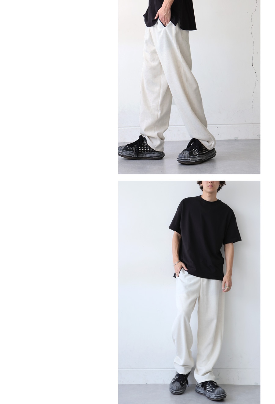 テーパードパンツ レディース パンツ 刺繍 美脚 送料無料