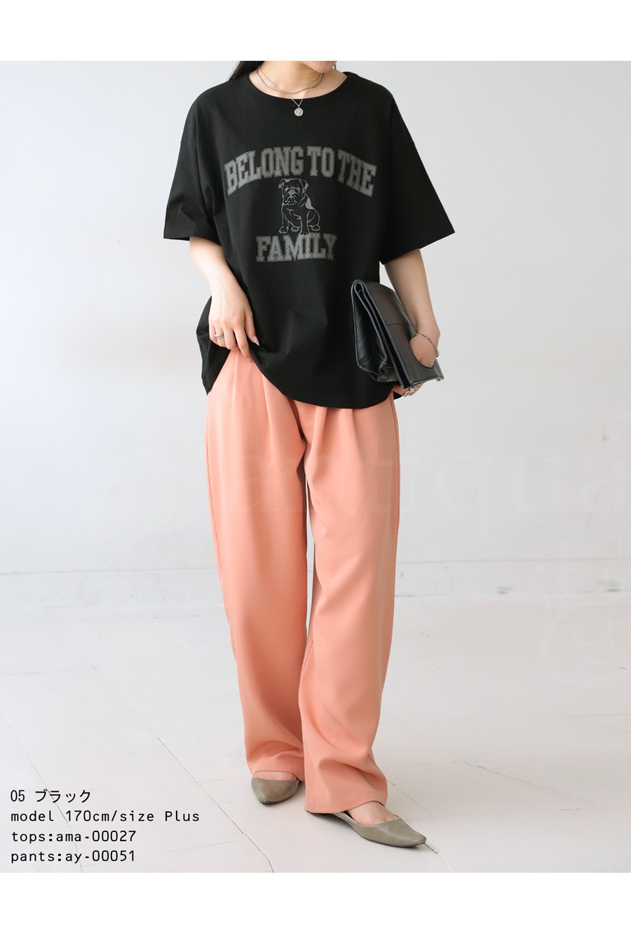 ロゴT Tシャツ レディース トップス 半袖 五分袖 綿100・再販。(100