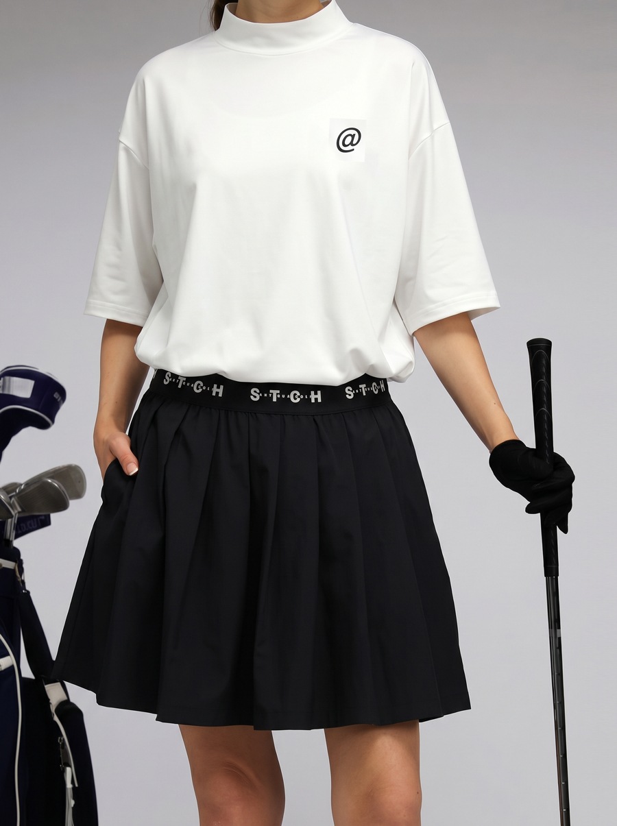 ANTIQUA GOLF×STCH スコート レディース 送料無料 ・(50)メール便可