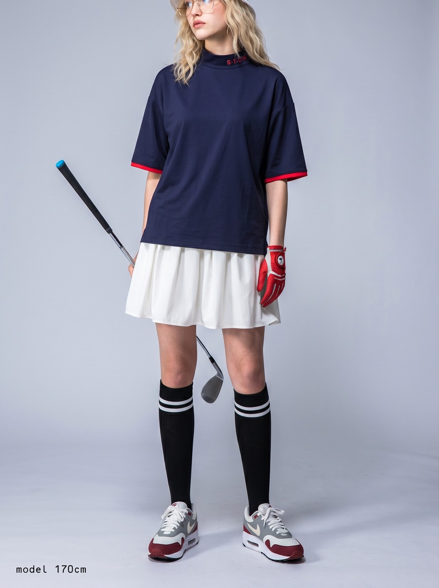 ANTIQUA GOLF×STCH スコート レディース 送料無料 ・(50)メール便可