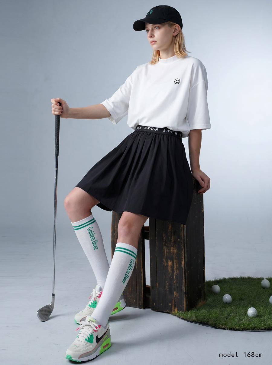 ANTIQUA GOLF×STCH スコート レディース 送料無料 ・(50)メール便可