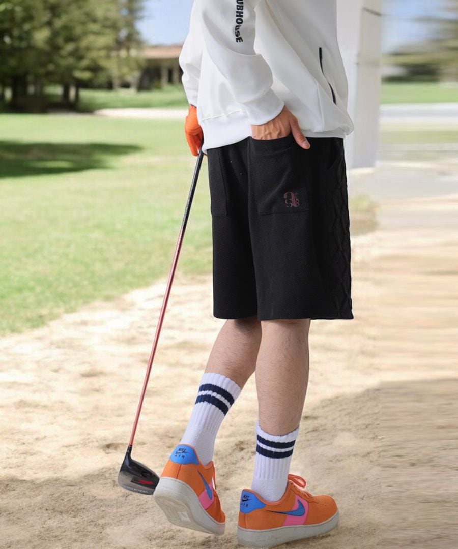Qucciane様 antiqua ANTIQUA GOLF×STCH ハーフパンツ レディース 送料無料