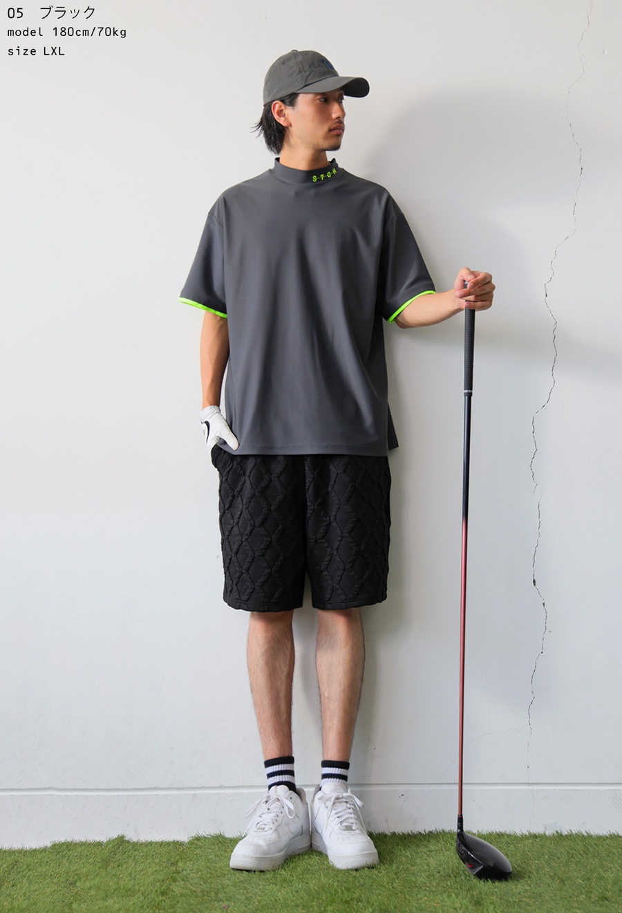 ANTIQUA GOLF×STCH ハーフパンツ レディース 送料無料・メール便