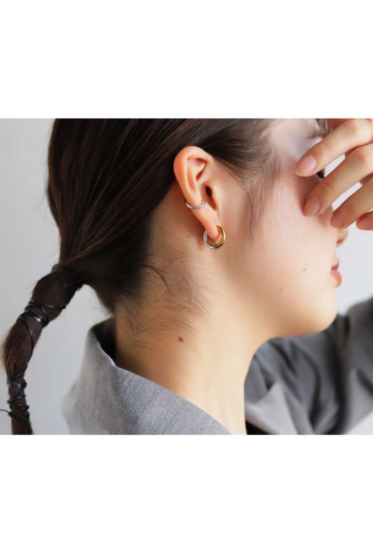 アクセ送料無料 フープピアス ピアス レディース キャッチレス・(50