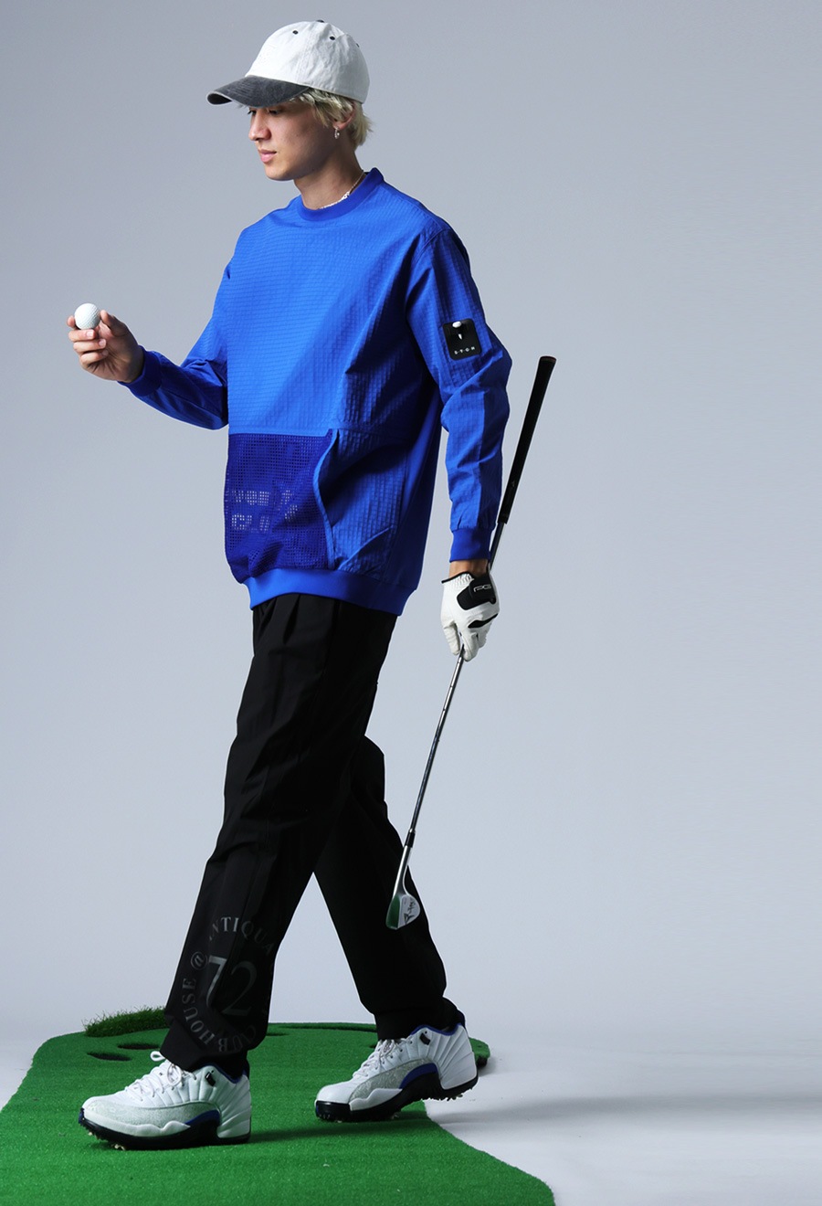 ANTIQUA GOLF×STCH メンズ トップス 送料無料・メール便不可