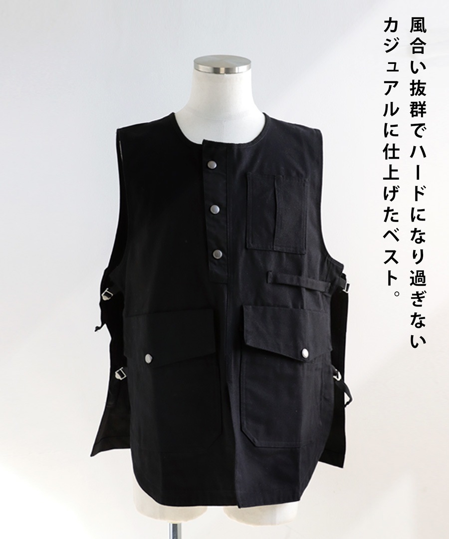 美品24SS marka B.D.U VEST ミリタリー ベスト 211P▲ 美品24SS marka B.D.U VEST ミリタリー ベスト 211P△ メンズ
