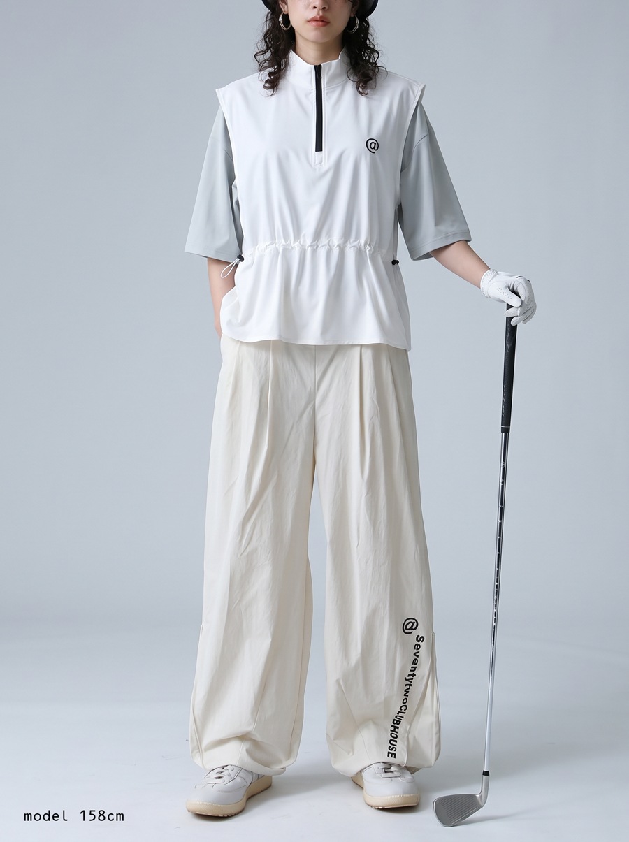 ANTIQUA GOLF×STCH ベスト レディース 送料無料 ・(50)メール便可