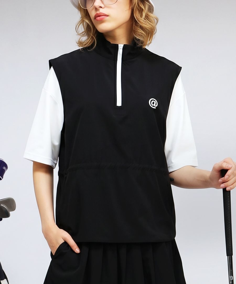 ANTIQUA GOLF×STCH ベスト レディース 送料無料 ・(50)メール便可