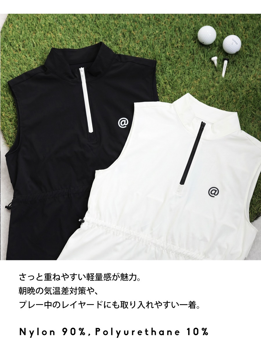 ANTIQUA GOLF×STCH ベスト レディース 送料無料 ・(50)メール便可