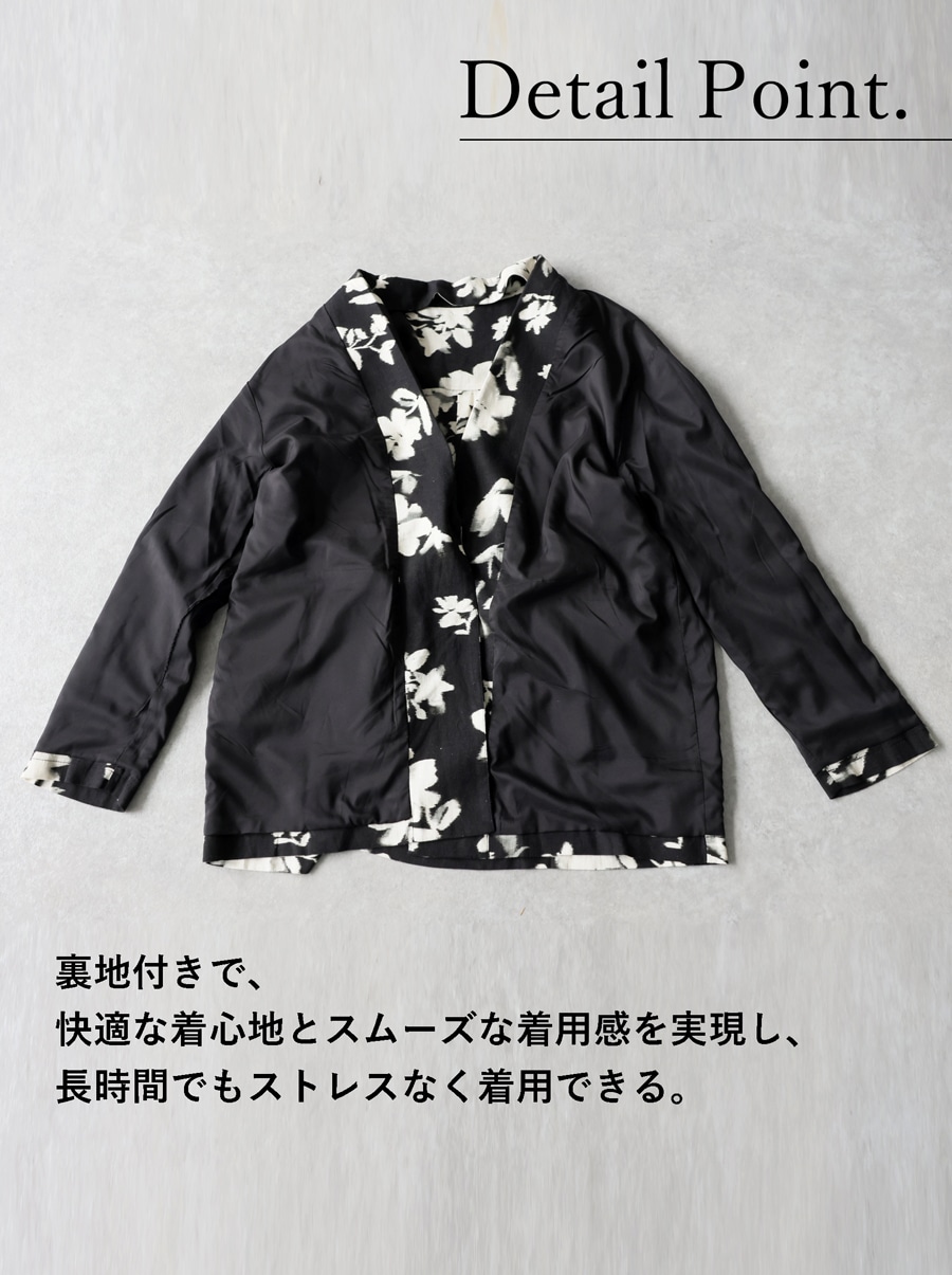花柄なのに、甘くない。花柄 テーラードジャケット レディース 長袖 総 