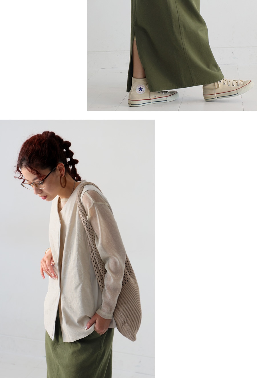 ジャケット・スカート・ニットベストその他セット プロ監修!お得コーデセット】刺繍ベスト ロングスカート レディース