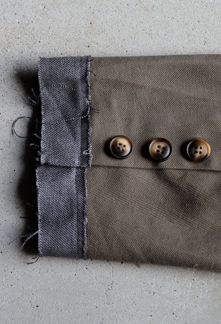 異素材切替 ジャケット ユニセックス テーラード 送料無料