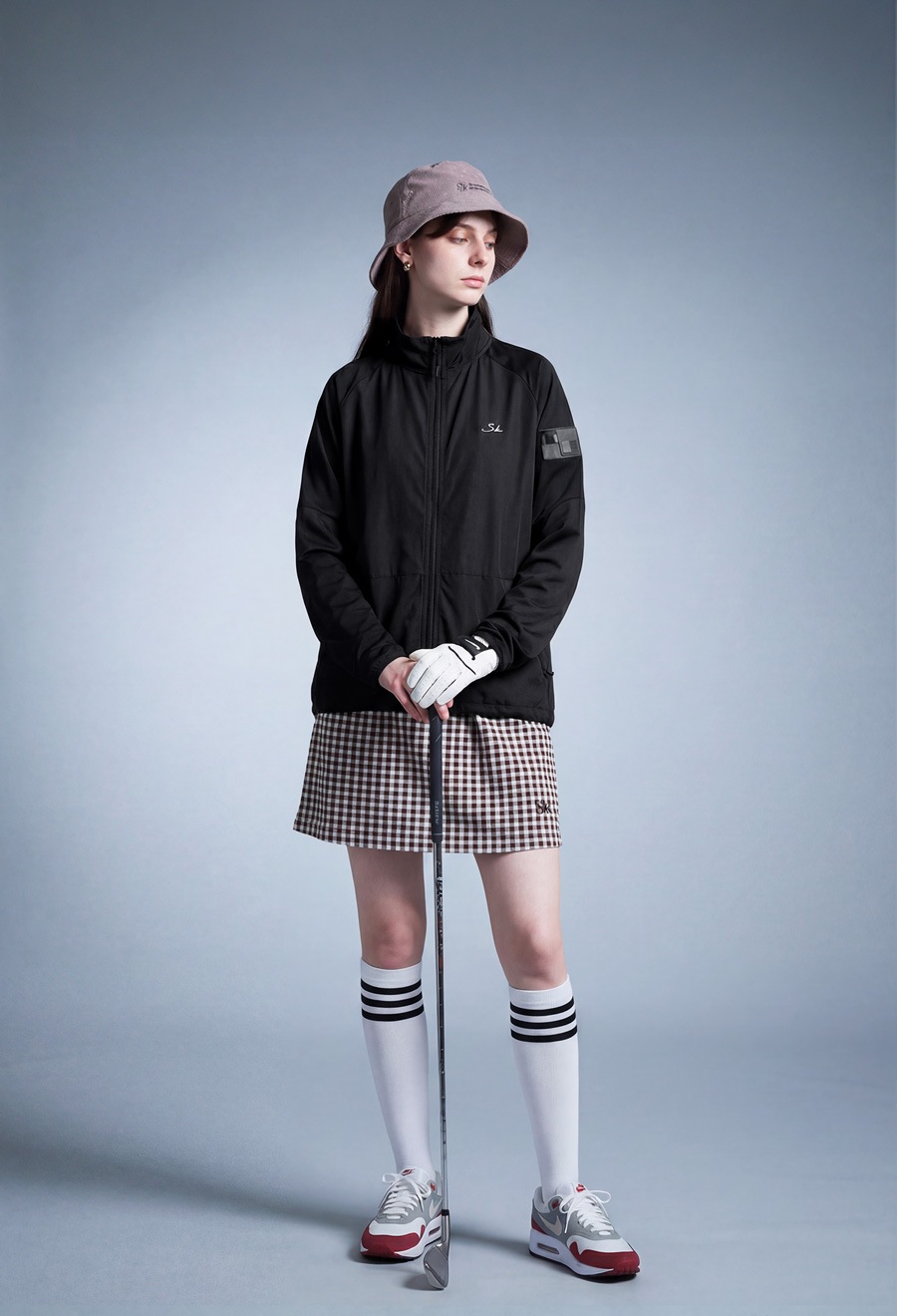 ストレッチ ジップアップ トップス メンズ 送料無料・(100)メール便可