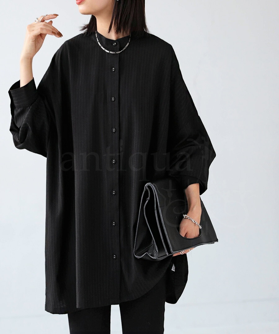 suavele TOROMI DRAPE L/S SHIRT 黒 suavele TOROMI DRAPE L/S SHIRT 黒 - メルカリ