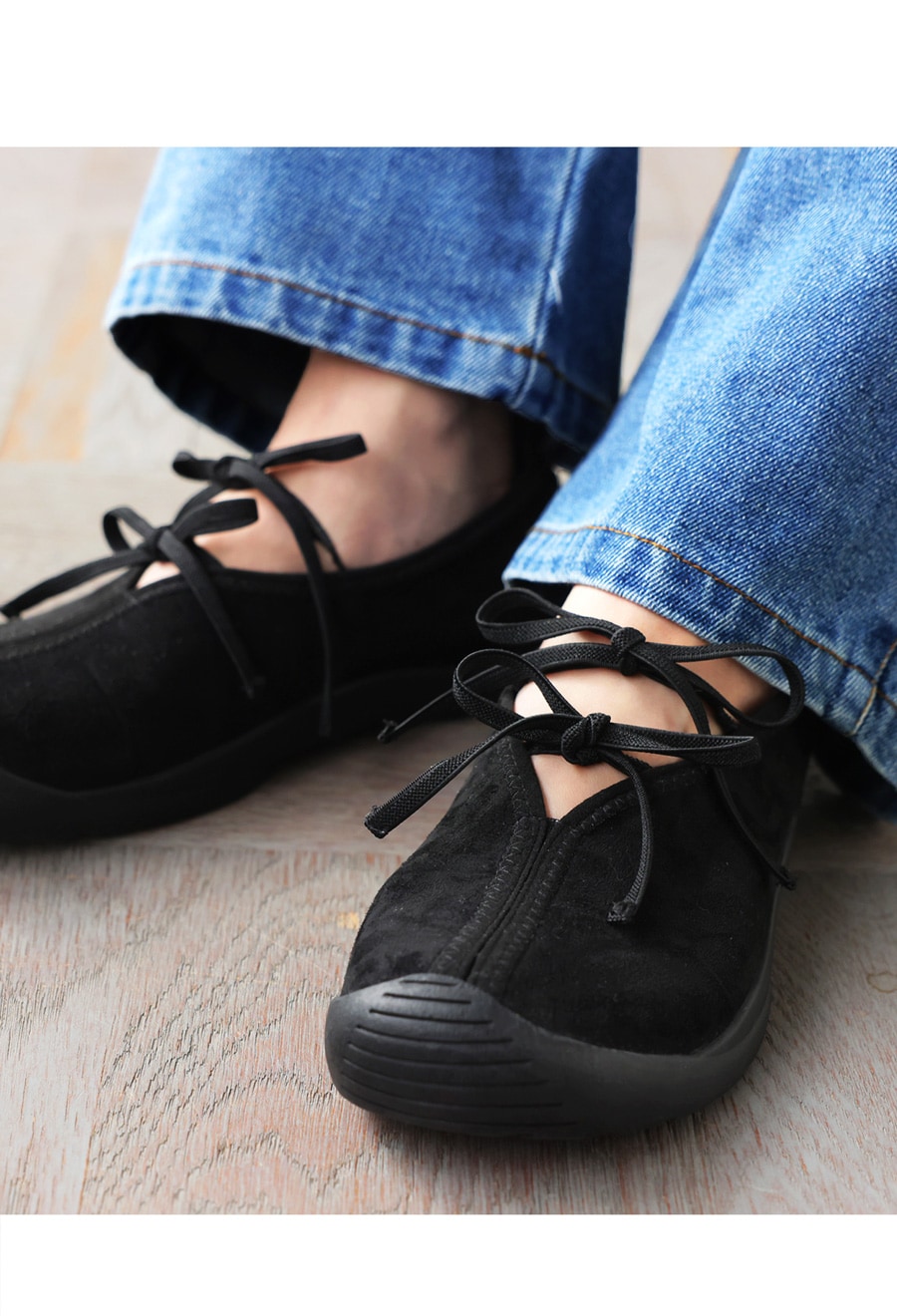 再入荷予定有!スエード調 バレエシューズ リボン レディース 靴 送料無料・再入荷 メール便不可 秋新作 スエード調 バレエシューズ リボン レディース 靴 送料無料・再入荷