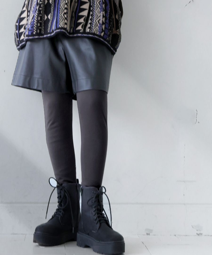 とろみ レギンス レディース ボトムス ストレッチ 快適・(50