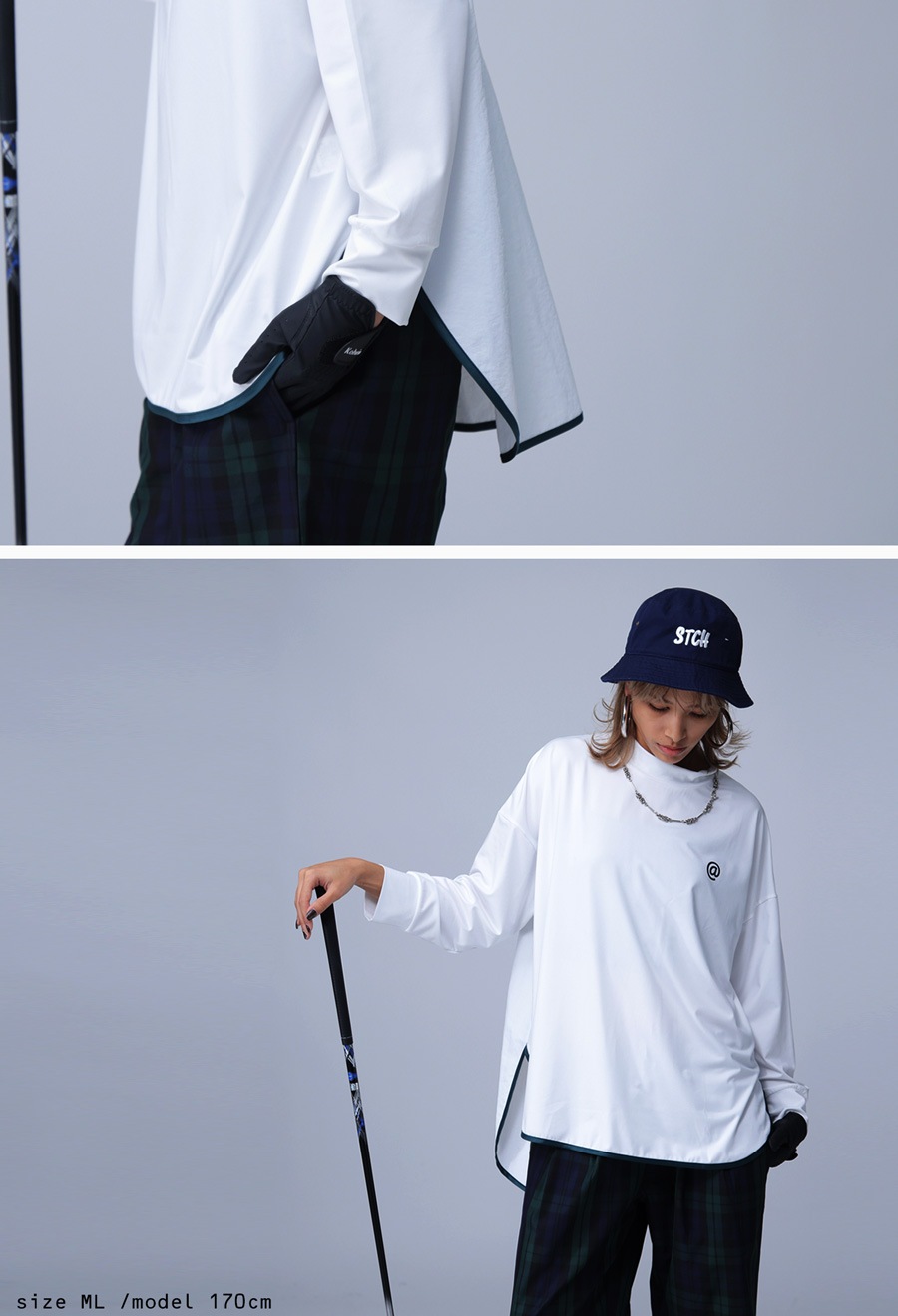 【新品未使用】ANTIQUA GOLF×STCH トップス ANTIQUA GOLF×STCH トップス メンズ 送料無料・(80)メール便可 | GOLF
