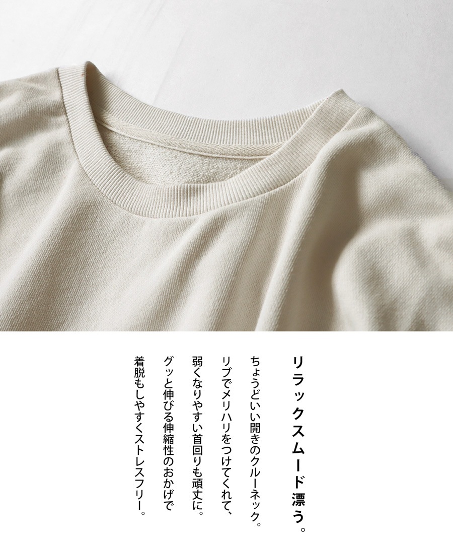 新品未使用タグ付　IENA 裏毛Tシャツプルオーバー　スウェット antiqua 裏毛プルオーバー トレーナー メンズ トップス 綿100