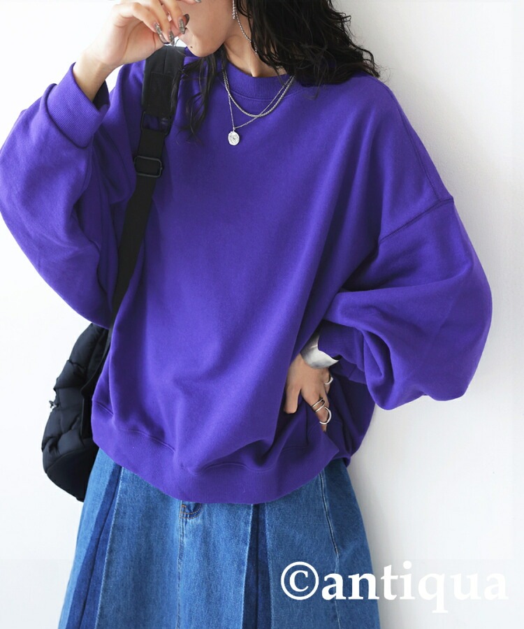 ポイント10％対象！29日20時～3日10時 プルオーバー レディース 裏毛