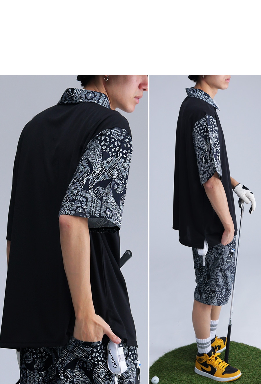 ANTIQUA GOLF×STCH ポロシャツ メンズ 送料無料・(80)メール便可