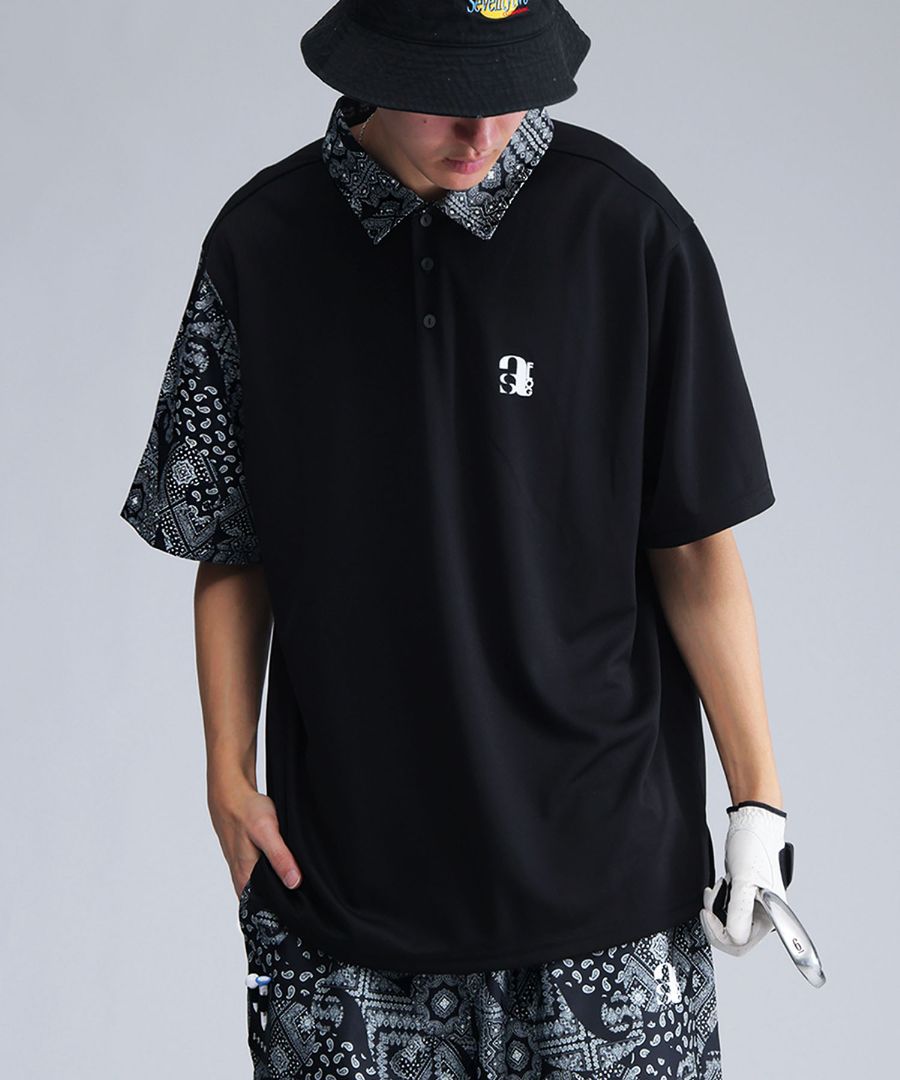 ANTIQUA GOLF×STCH ポロシャツ メンズ 送料無料・6月23日0時