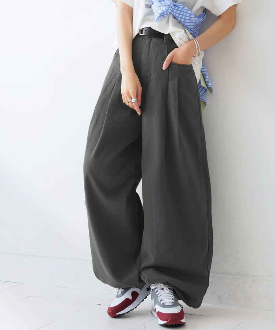 カーブパンツ パンツ レディース ボトムス ロング 送料無料・メール便