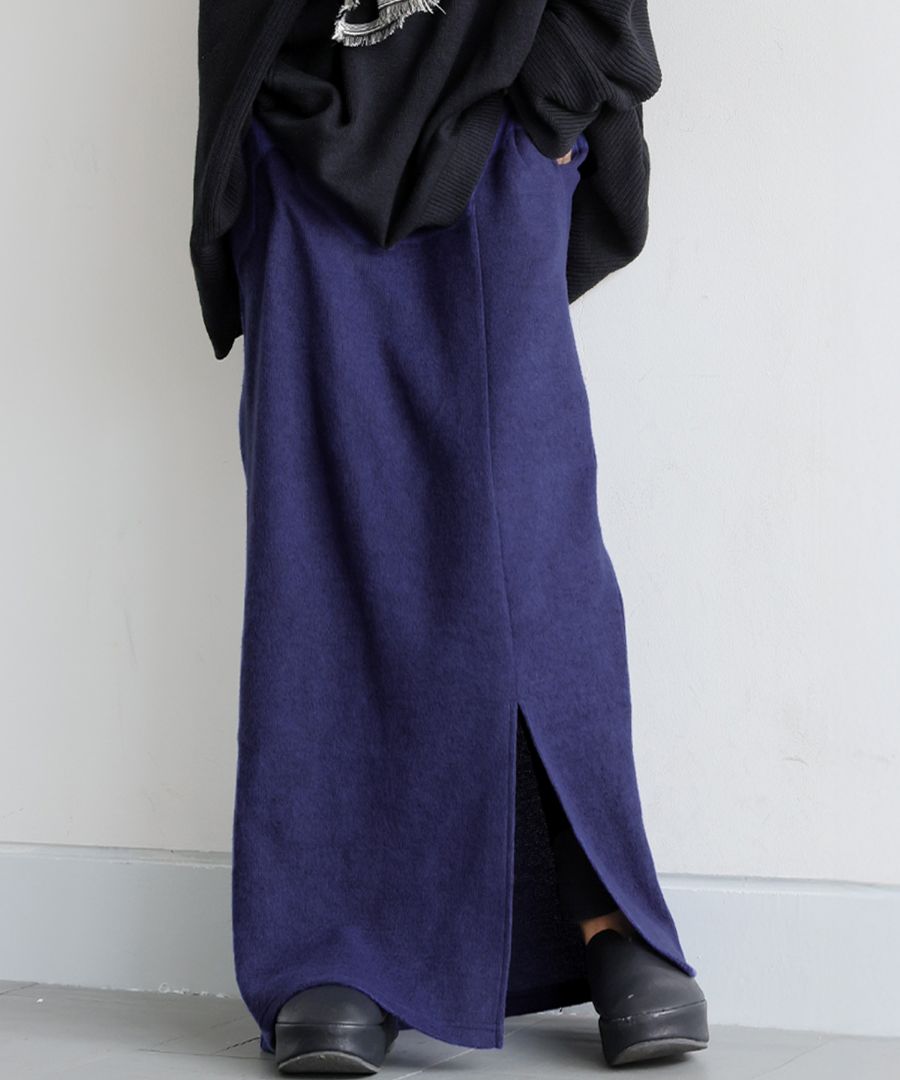 シュッと美 スカート レディース ボトムス ロング スリット・(500