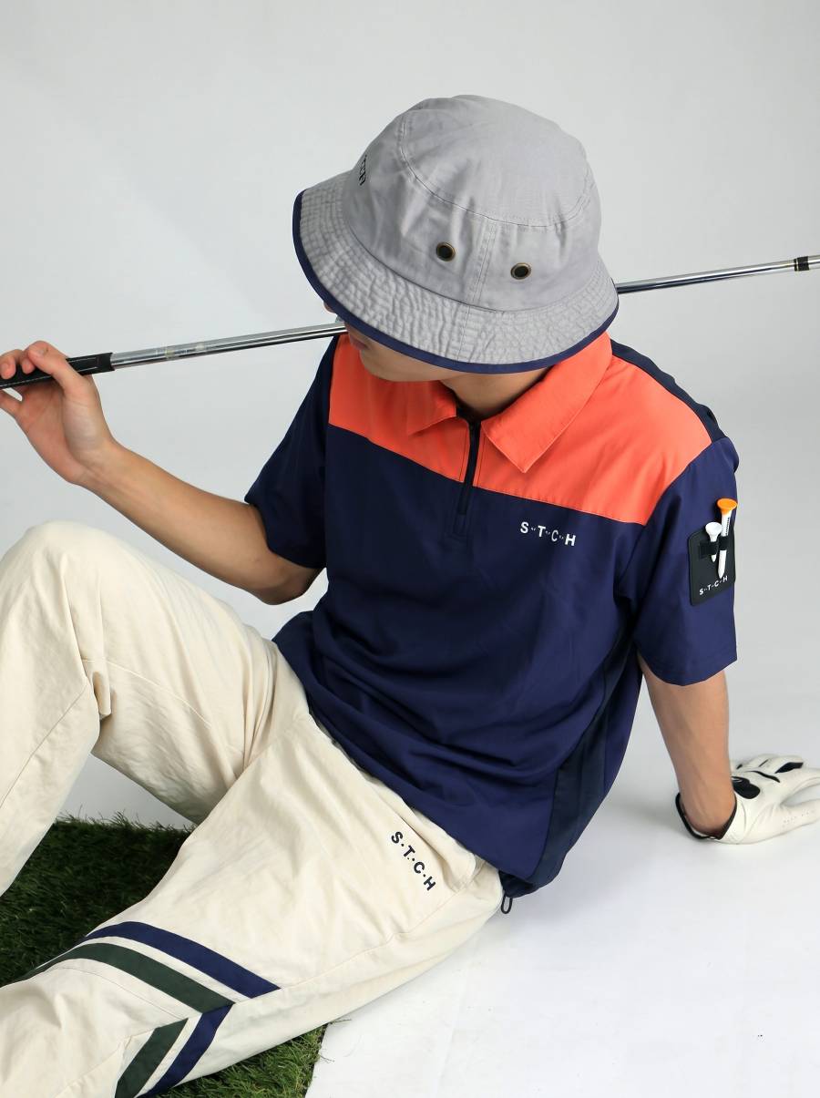 ANTIQUA GOLF×STCH ポロシャツ メンズ 送料無料 ・(50)メール便可