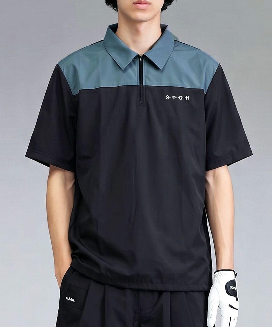 ANTIQUA GOLF×STCH ポロシャツ メンズ 送料無料 ・(50)メール便可