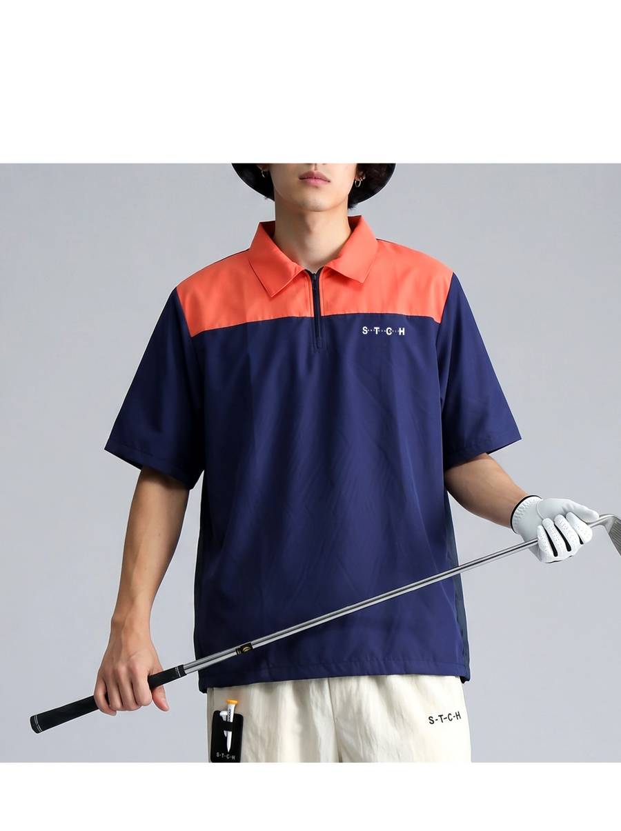 ANTIQUA GOLF×STCH ポロシャツ メンズ 送料無料 ・(50)メール便可