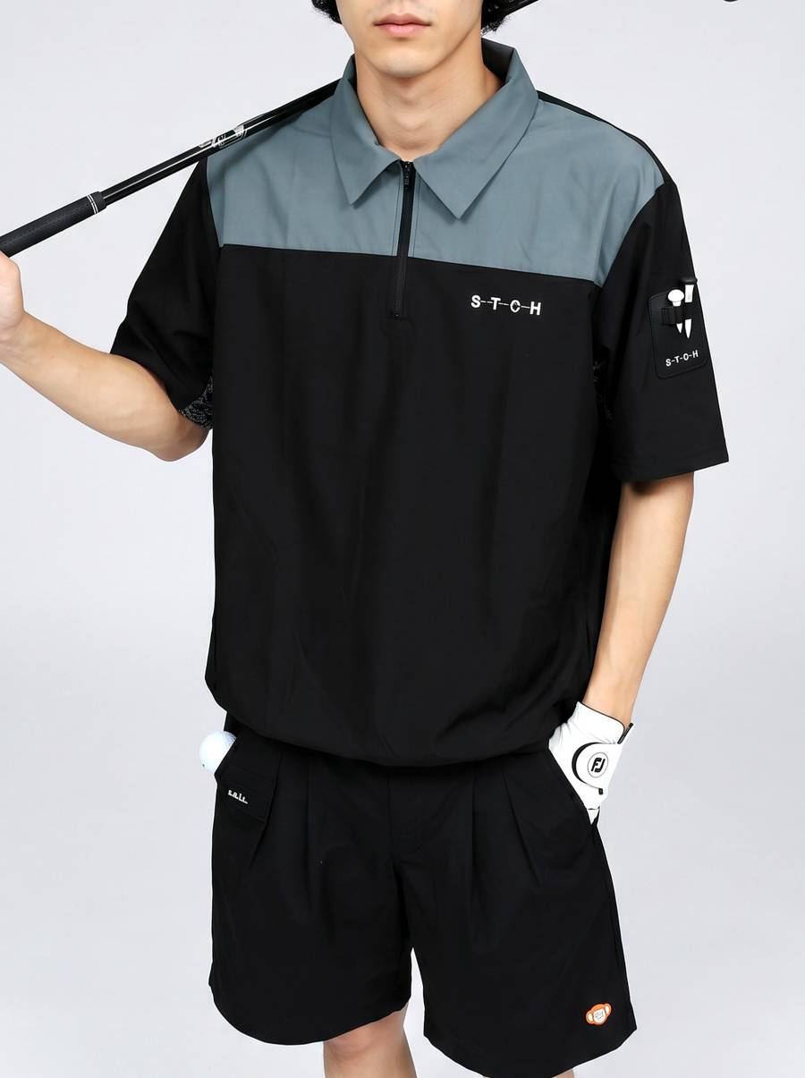 ANTIQUA GOLF×STCH ポロシャツ メンズ 送料無料 ・(50)メール便可