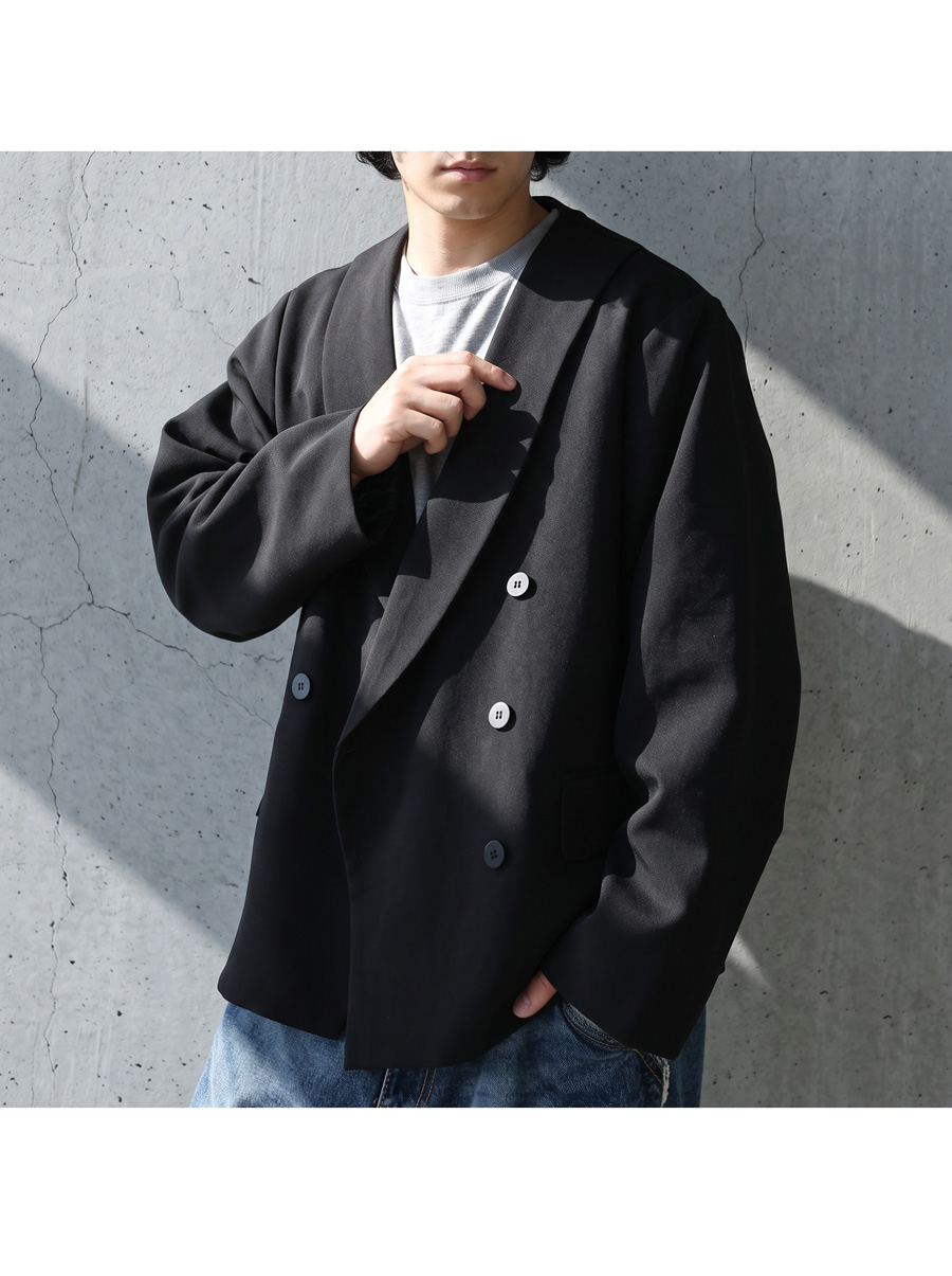 きちんと、だけじゃ終わらない。ダブルジャケット メンズ 長袖