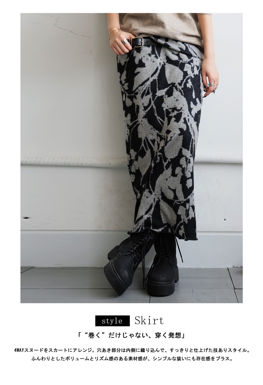 あったか2点10％OFF！7日20時～14日10時 4WAYロングスヌード スヌード