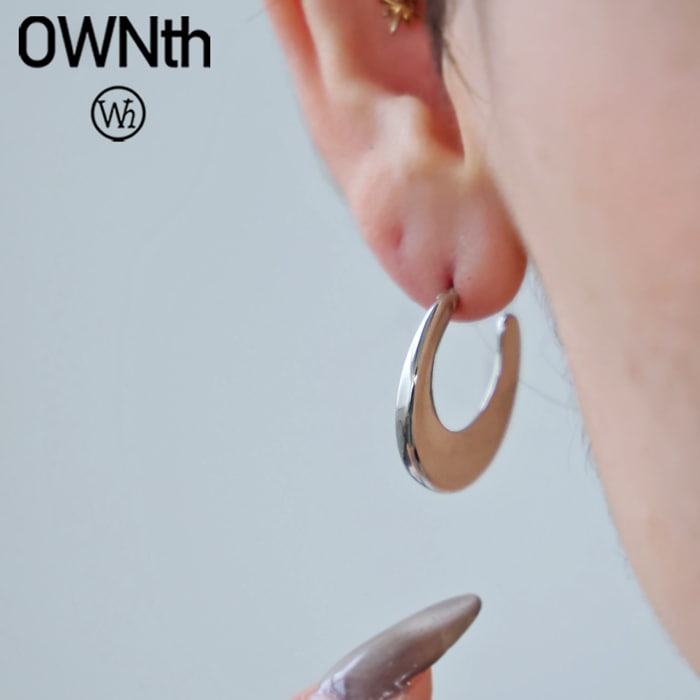 シンプルほど、目を奪う？フープピアス レディース アクセサリー