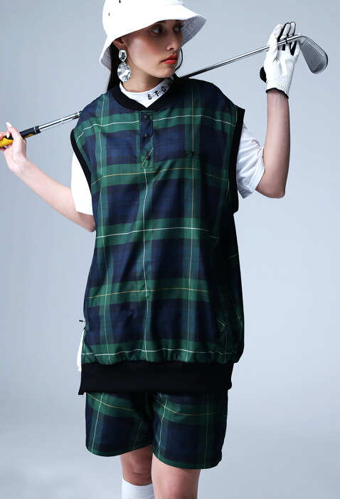 再入荷予定有!ANTIQUA GOLF×STCH ベスト レディース 送料無料