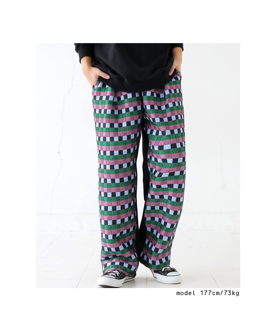 チェックパンツ パンツ メンズ ボトムス ロング 送料無料・メール便