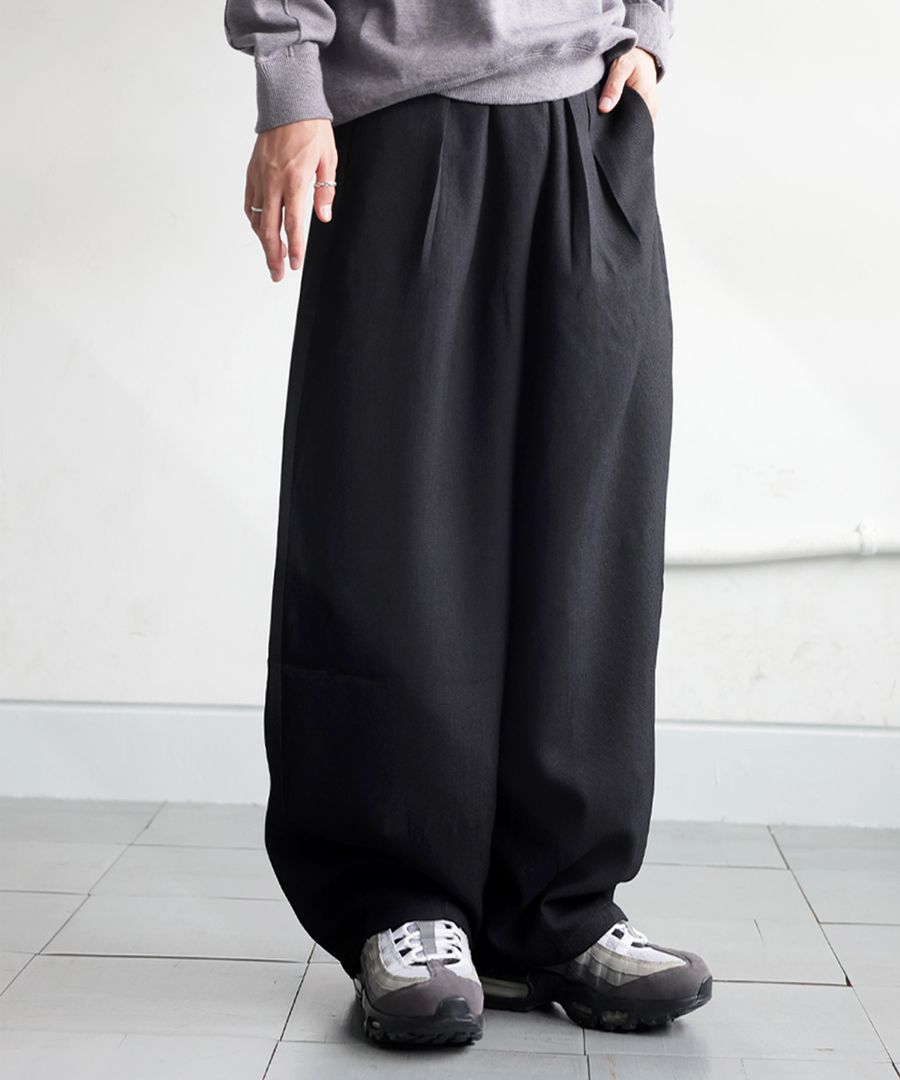 タック ワイドパンツ メンズ ボトムス パンツ 送料無料・メール便不可