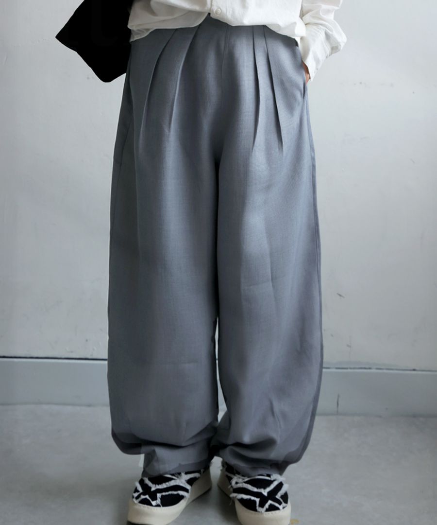 タック ワイドパンツ メンズ ボトムス パンツ 送料無料・メール便不可